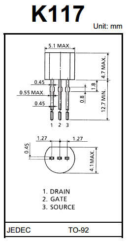 K Datasheet N Channel Fet Vgds V Toshiba