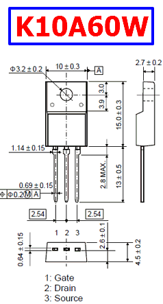 K A W Datasheet Vdss V N Ch Mosfet Toshiba