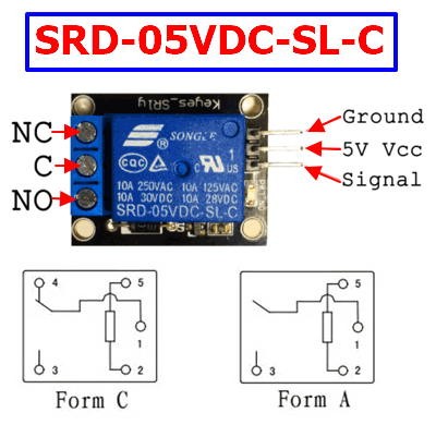 SRD 05VDC SL C Datasheet 5V RELAY Pinout SONGLE