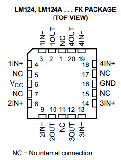 LM324N Datasheet Quad Operational Amplifier PDF