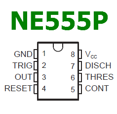 NE555P Datasheet - Single Precision Timer - TI - DataSheetCafe.com